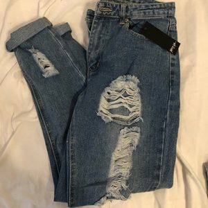 NWT nasty gal mom jeans